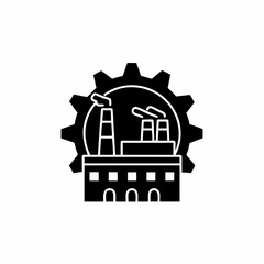 creative details Factory Icon Vector Illustration