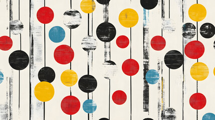 Colorful abstract circle pattern