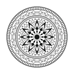 Ornamental luxury mandala pattern	 design
