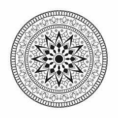 Ornamental luxury mandala pattern	 design