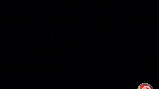 Afghanistan Flag Ball Transition