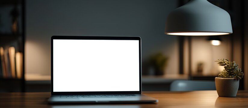 Laptop workspace. Targets remote work setups, retro-tech nostalgia, or productivity content. 