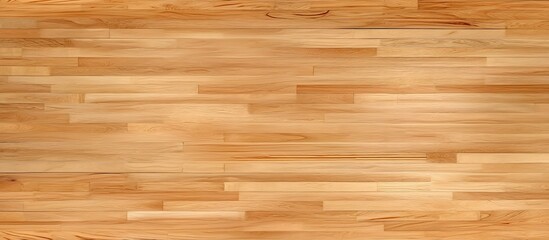 Fototapeta premium Horizontal wooden flooring. Applied in interior design catalogs, renovation guides, or rustic aesthetics. 