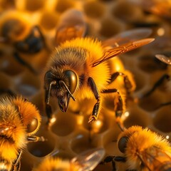 bee on flower