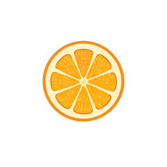 Juicy oranges with green leaves isolated on transparent background. Orange vector icon on transparent background.