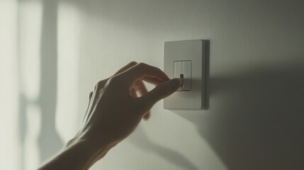 Electrician installing a new socket in a living room. Featuring precision and focus