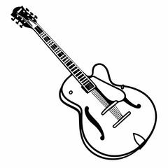 Obraz premium electric guitar vector illustration