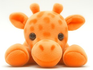 Plush Giraffe Toy Front View