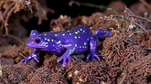 Rare purple frog nasikabatrachus sahyadrensis endemic to western ghats of India