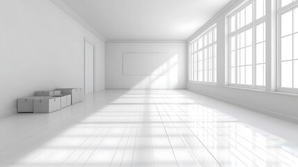 Empty Room Sunlight Interior