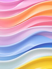 Obraz premium Pastel Swirls Abstract Background