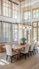 Fototapeta premium Modern Dining Room Interior (8)