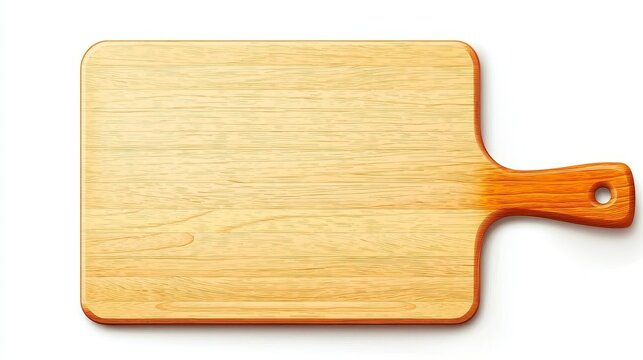 Wooden cutting board for food preparation. World Food Safety Day