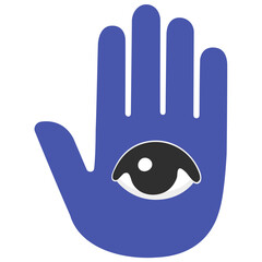 Hamsa (Palm with Eye)