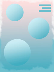 Balanced design with tranquil circles.