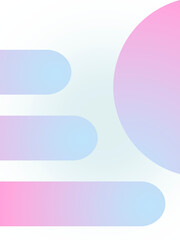 Calm abstract layout with flowing shapes.