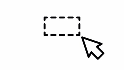 hover cursor animated icon