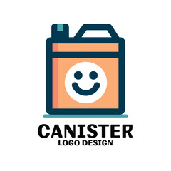 Canister Vector Logo Design