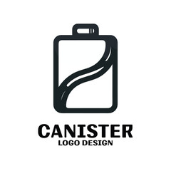 Canister Vector Logo Design