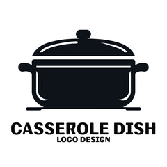 Casserole Dish Vector Logo Design