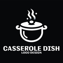 Casserole Dish Vector Logo Design