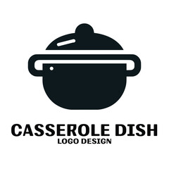 Casserole Dish Vector Logo Design