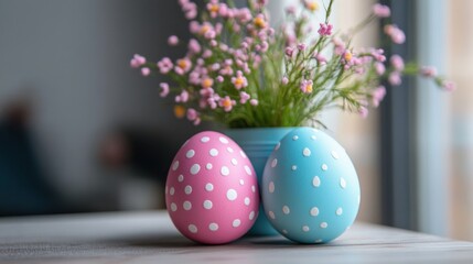 Fototapeta premium Happy Easter egg setup