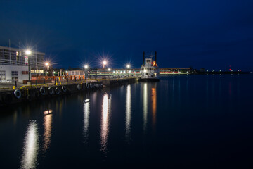 night view of stockholm