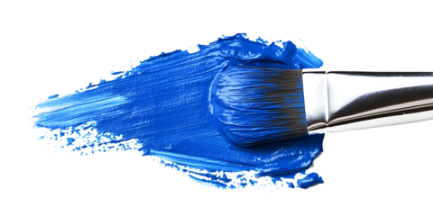 paint brush on white background