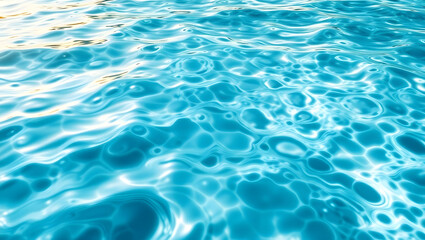 Close-up of rippling turquoise water showcasing shimmering reflections and patterns
