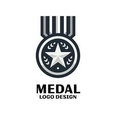Medal Vector Logo Design