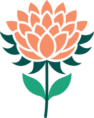 abstract flower vector illustration