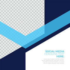 Vector Social Media Post Design Template