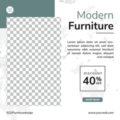Vector Social Media Post Design Template