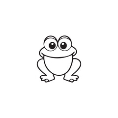 funny frog cartoon