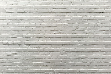 Brick wall painted off-white