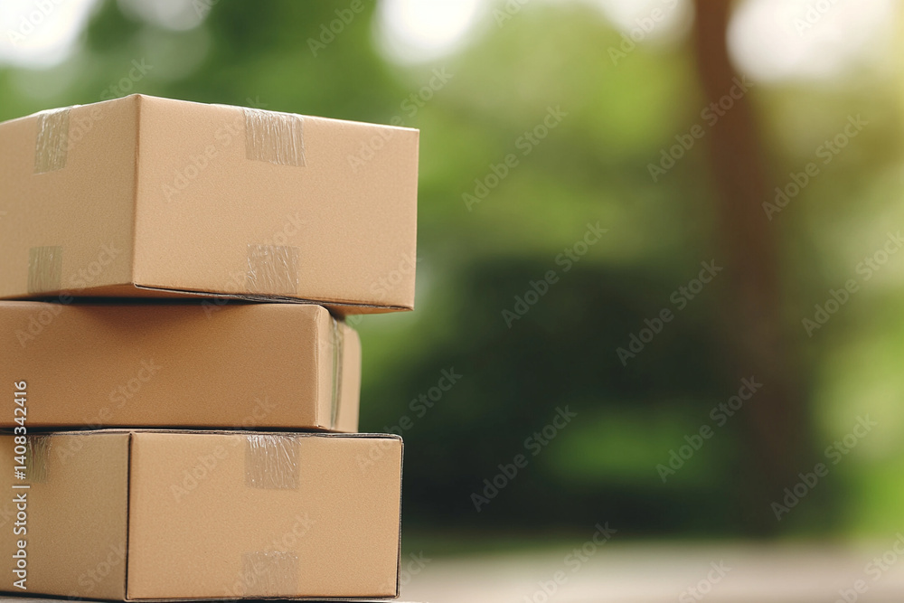 Poster packaging materials factory in disarray with scattered items and unfinished orders in the production