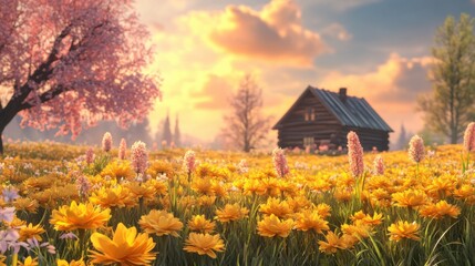 Soft pastel Easter vibe