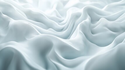 Obraz premium Soft Fabric Waves Undulating in Serene Light