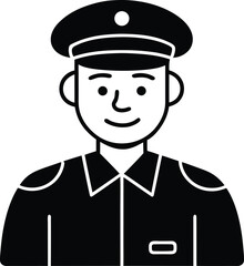 police officer cartoon