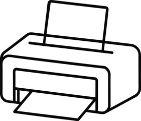 printer icon vector illustration