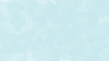 Obraz premium Pastel watercolor background featuring soft blue hues blending gently, creating delicate textural nuances with gentle depth and artistic visual appeal