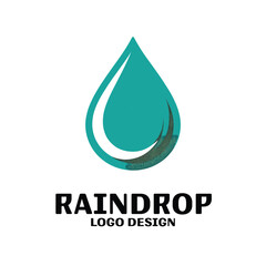 Raindrop Vector Logo Design