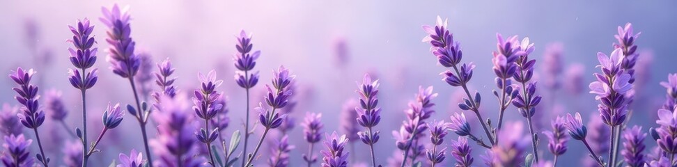 Obraz premium Tiny lavender flowers create a uniform, subtle fabric pattern , repeat, summer, spaced
