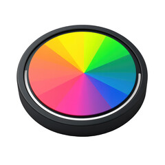 Obraz premium Color Picker Wheel on transparent background