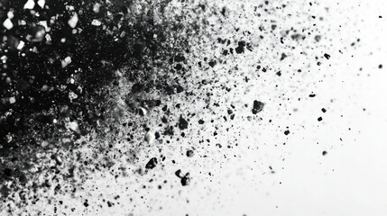 Obraz premium Fond dÃ©gradÃ© granuleux noir blanc texture de bruit gris foncÃ© monochrome rÃ©tro toile de fond design espace de copie
