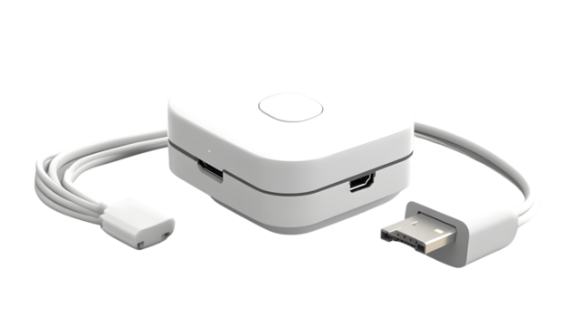 Compact Electronic Device with Cables and Connectors for Modern Connectivity Solutions