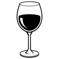 red wine glass