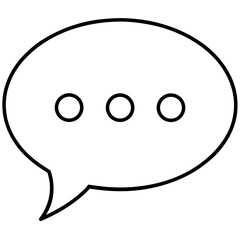 Obraz premium chat bubble icon