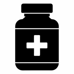 Obraz premium medicine bottle and pills